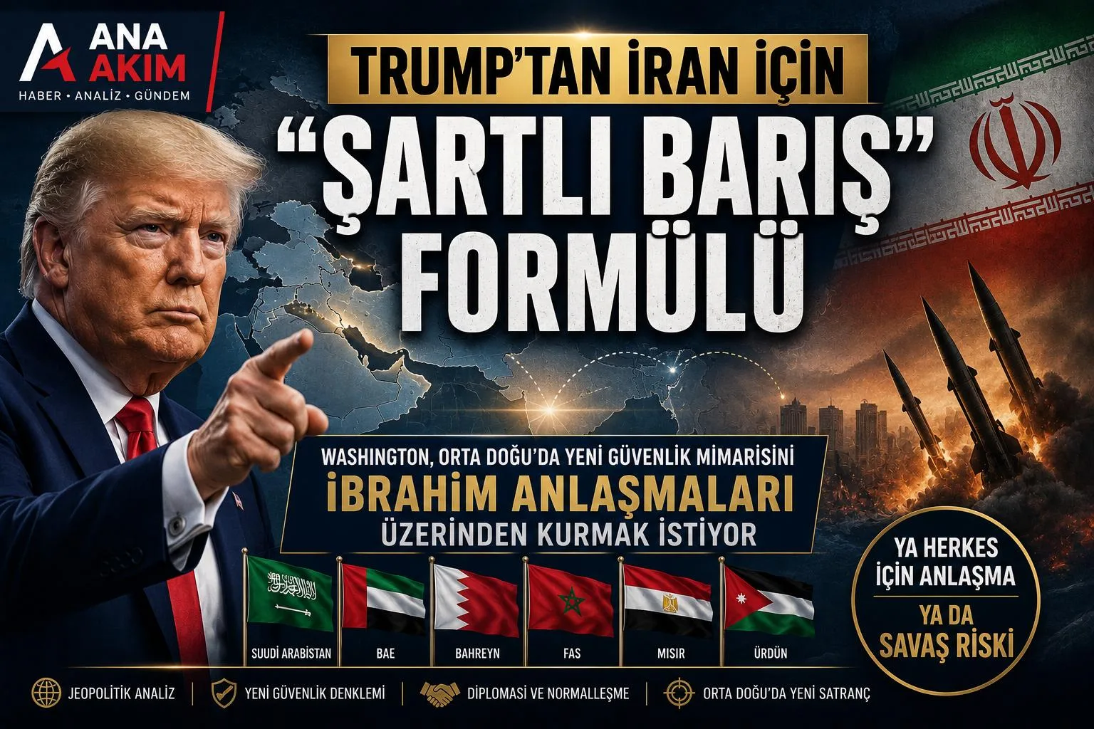 Trump’tan İran İçin “Şartlı Barış” Formülü