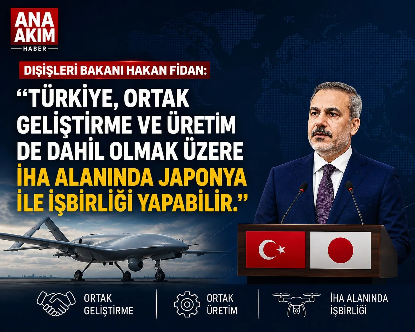 Fidan’dan Japonya’ya İHA İşbirliği Mesajı!