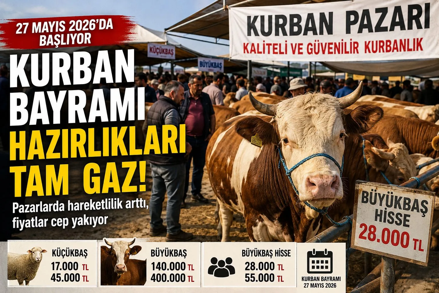 Besiciler Umutlu, Vatandaş Temkinli: Kurban Pazarlarında Son Durum