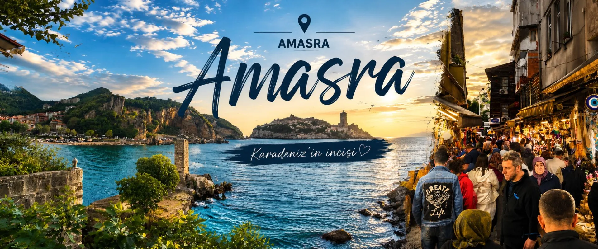 AMASRA’DA TATİLİN SON GÜNÜ YOĞUNLUĞU