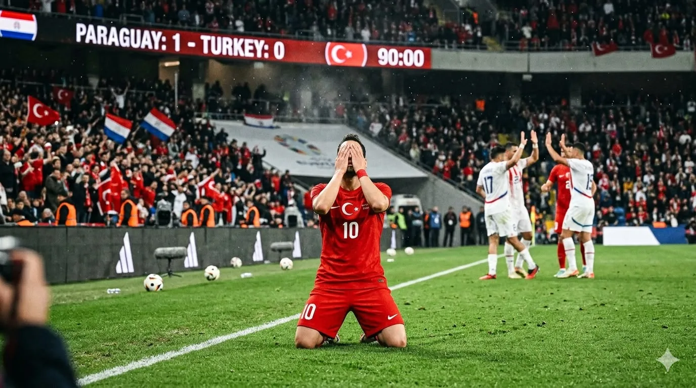 Millî Takım Dünya Kupası’na erken veda etti: Paraguay’a 1-0 yenildik