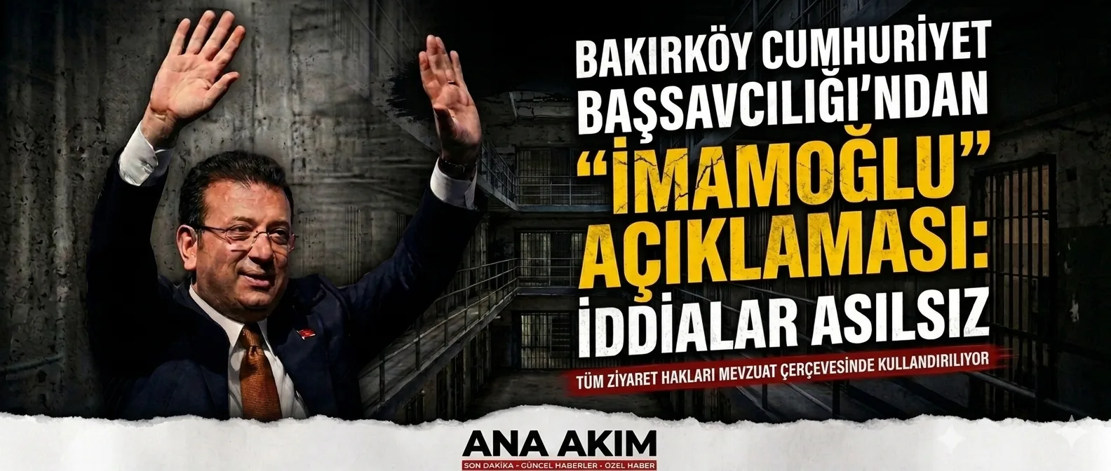 Bakırköy Cumhuriyet Başsavcılığı'ndan "İmamoğlu" Açıklaması: İddialar Asılsız