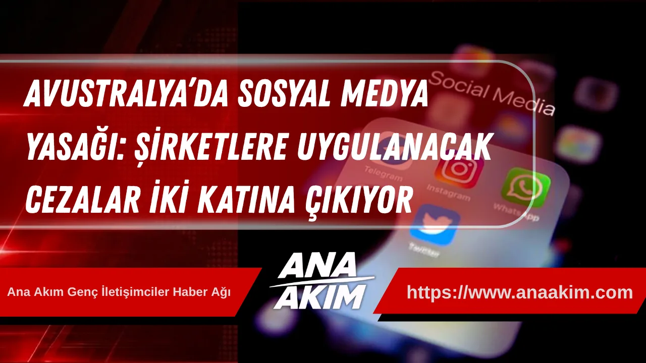 Avustralya’da Sosyal Medya Yasağı: Şirketlere Uygulanacak Cezalar İki Katına Çıkıyor
