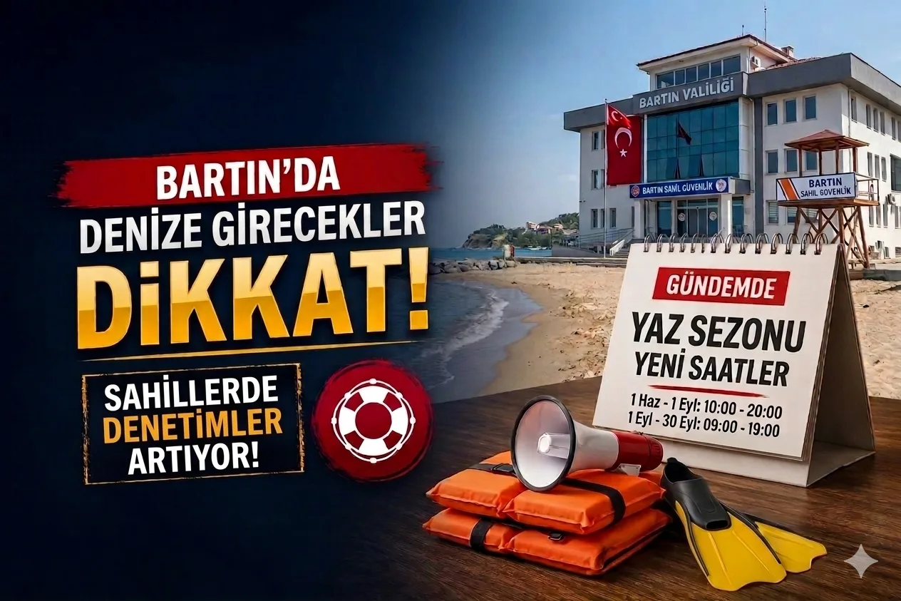 Bartın'da Denize Girecekler Dikkat! O Saatlerin Dışında Yasak!