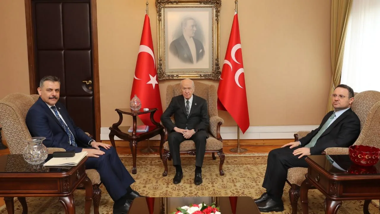 İçişleri Bakanı Çiftçi’den MHP Lideri Bahçeli’ye Ziyaret