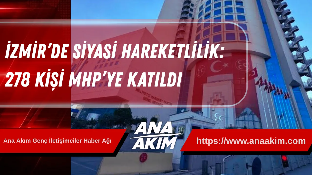 İzmir’de Siyasi Hareketlilik: 278 Kişi MHP’ye Katıldı