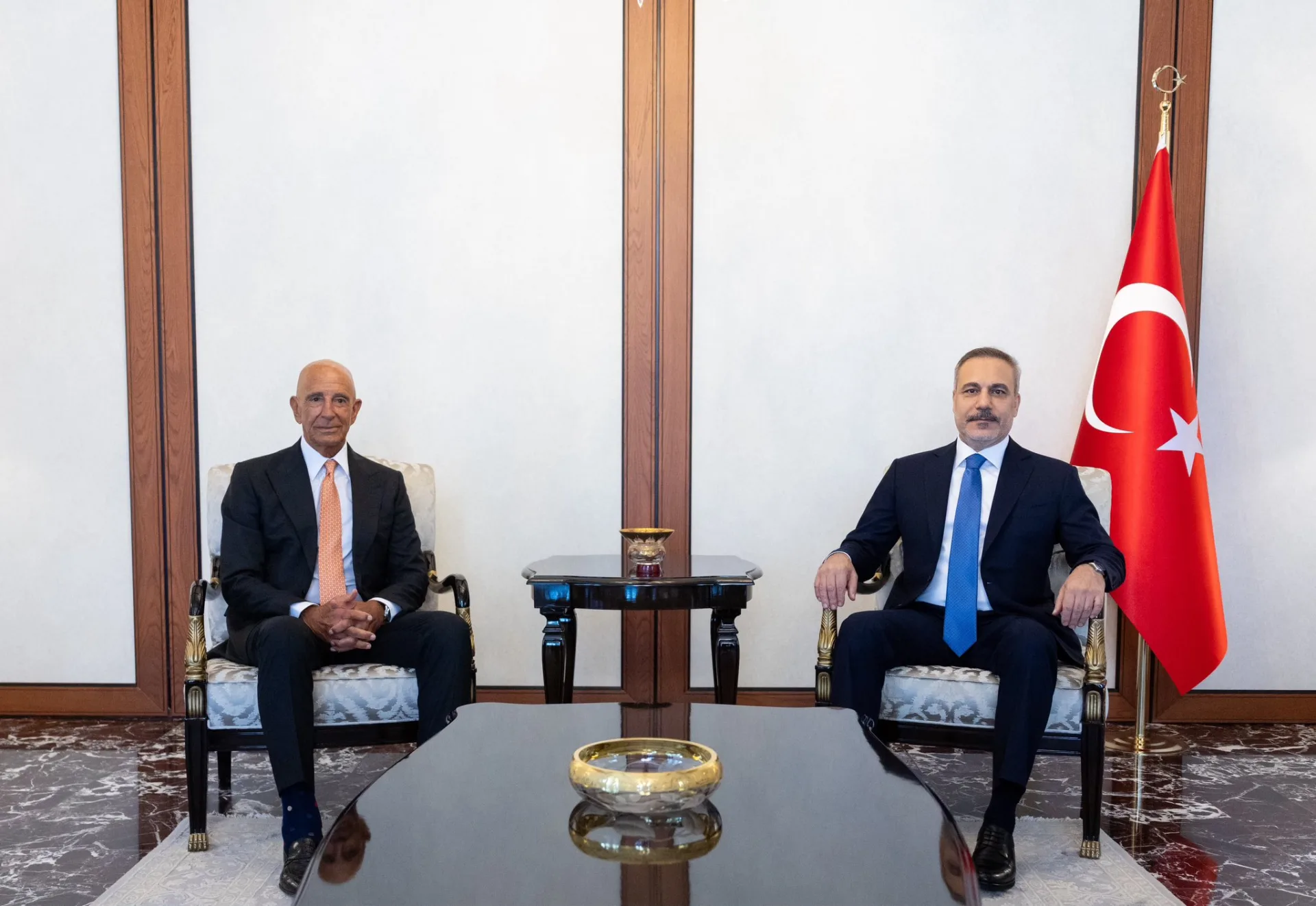 Dışişleri Bakanı Fidan, Tom Barrack ile Görüştü