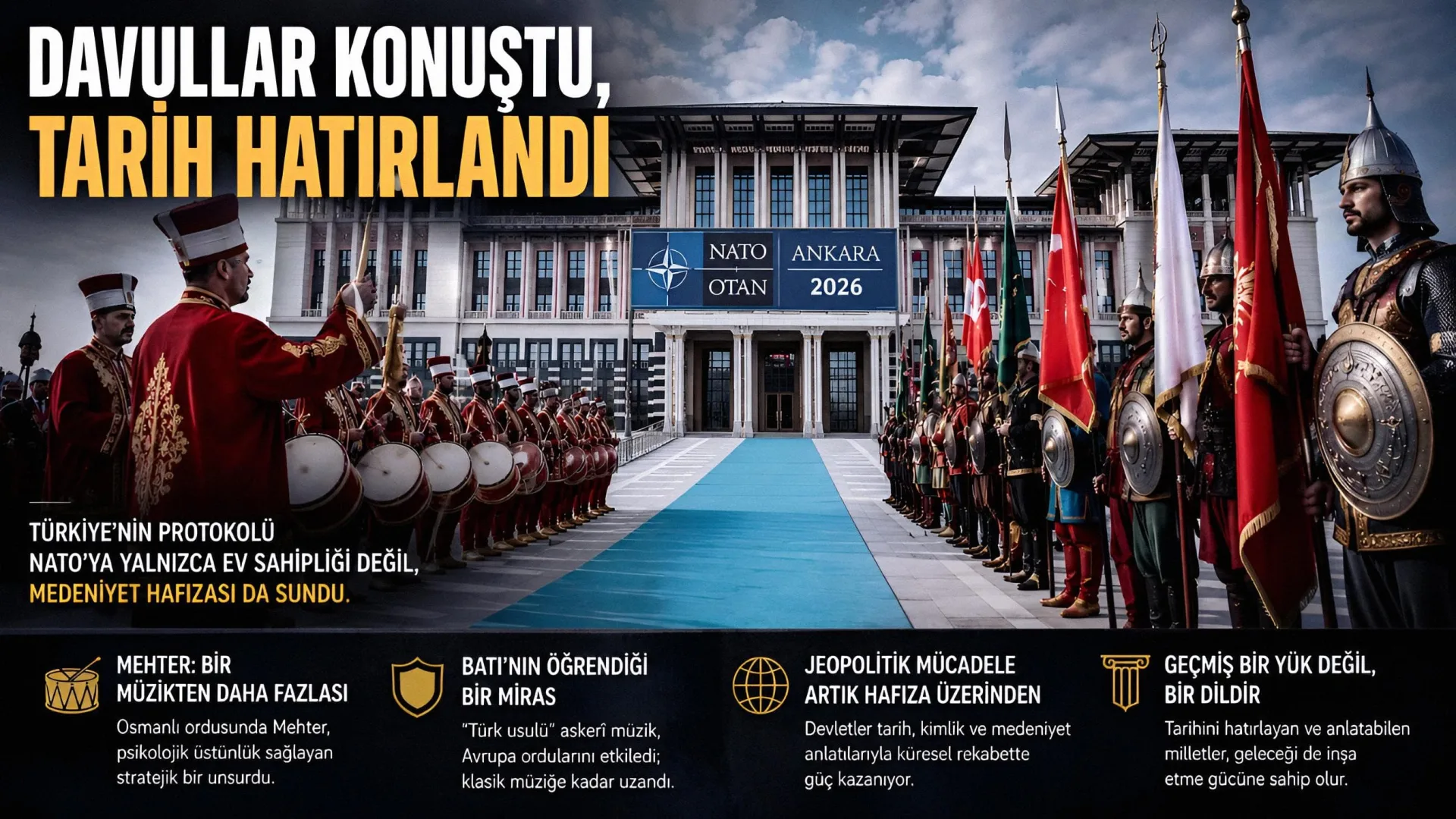 Türkiye'nin Protokolü NATO'ya Yalnızca Ev Sahipliği Değil, Medeniyet Hafızası da Sundu