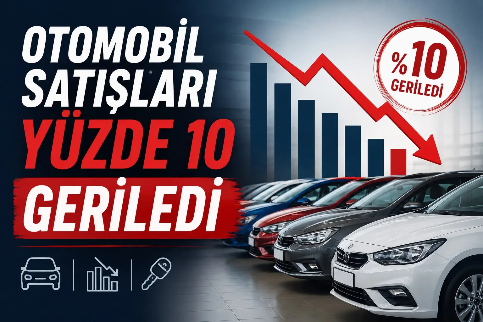 Otomobil Satışları Yüzde 10 Geriledi