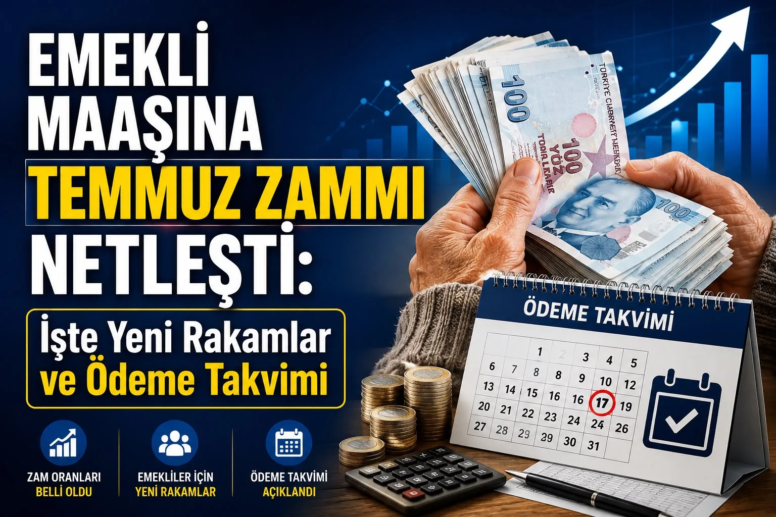 Emekli Maaşına Temmuz Zammı Netleşti: İşte Yeni Rakamlar ve Ödeme Takvimi