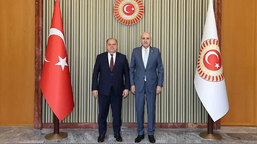 Meclis Başkanı Kurtulmuş'tan Yargıtay Başkanı Kerkez'e Kabul